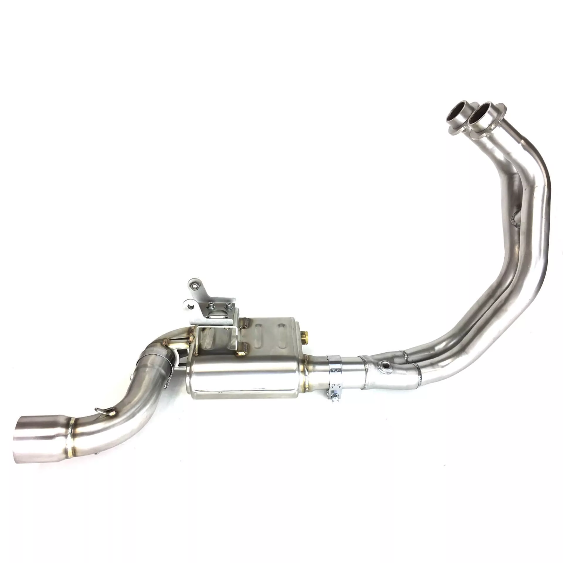 IXRACE Edelstahl-Komplettanlage MK2 für Yamaha MT 07, 14-20 E-geprüft
