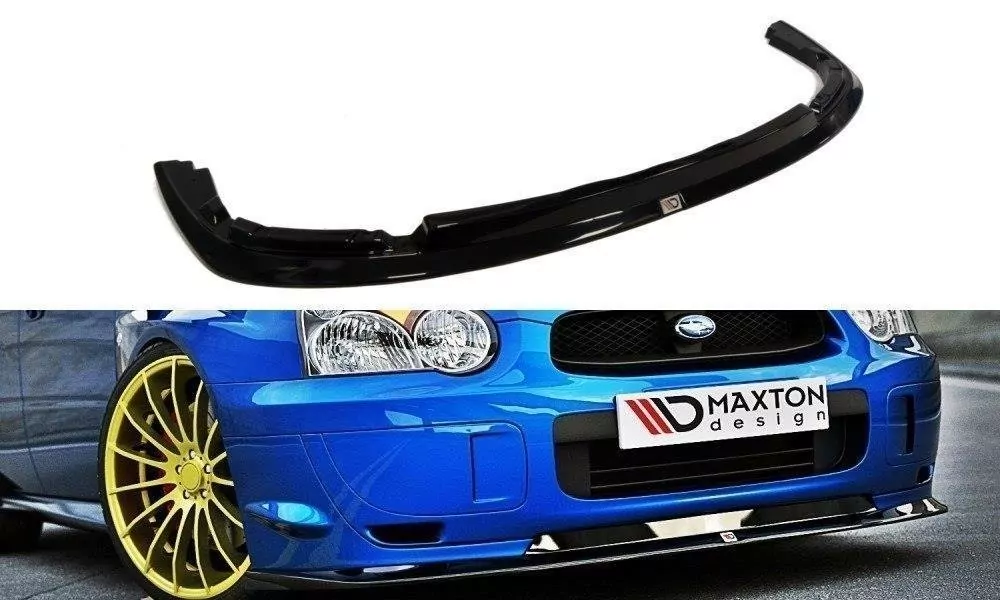 Front Ansatz Passend Für Passend Für Subaru Impreza WRX STI (BLOBEYE) Schwarz Hochglanz Schwarz Hochglanz