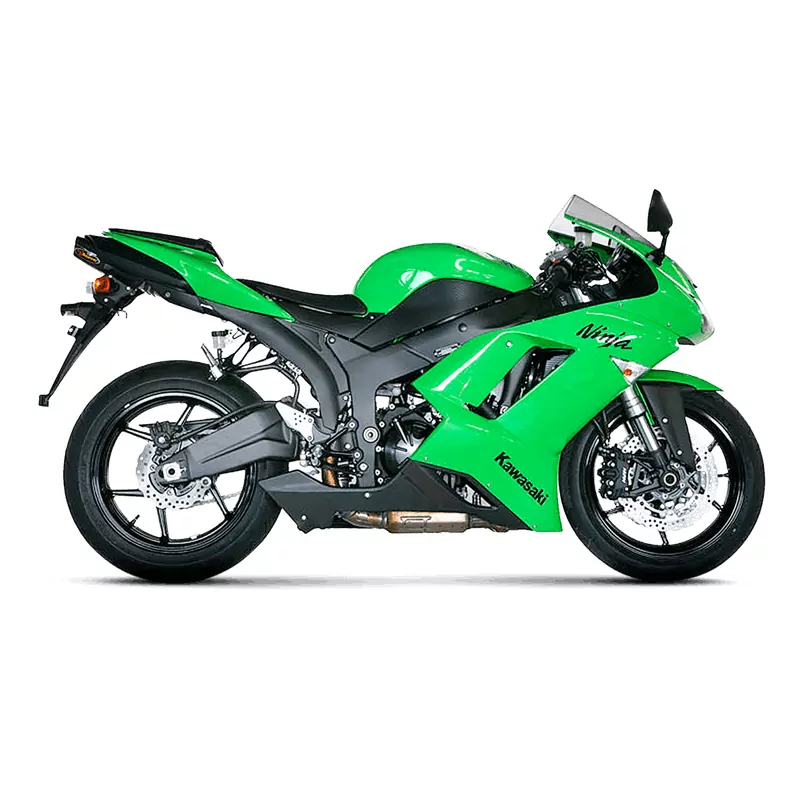 Akrapovic Slip-On Line (Titanium) Auspuff für Kawasaki Ninja ZX-6R 2007-2008