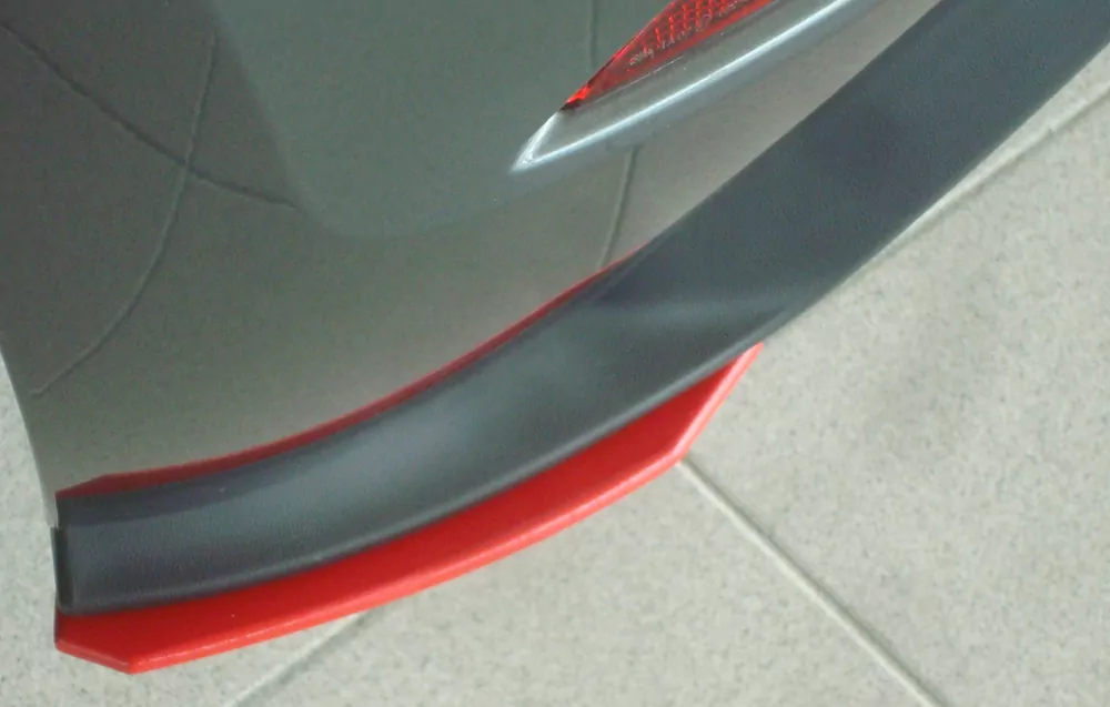 Rieger Heckschürzenansatz seitlich links für VW Golf 7 GTI | 3-tür. 02.17- (ab Facelift) für orig. Heckeinsatz