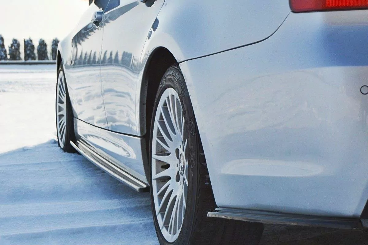 Seitenschweller Ansatz Passend Für Passend Für BMW 3er E90/91 M Paket Schwarz Hochglanz Schwarz Hochglanz