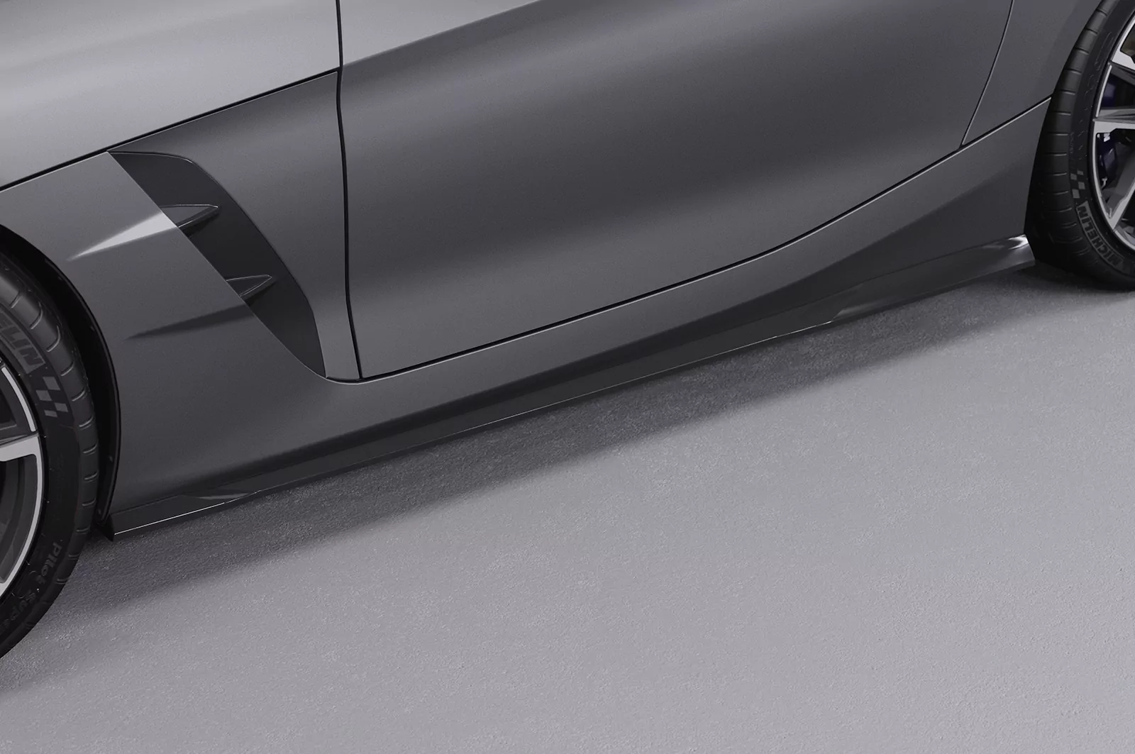 Seitenschweller für BMW Z4 (G29) M-Paket / M40i SS486 Schwarz Strukturiert