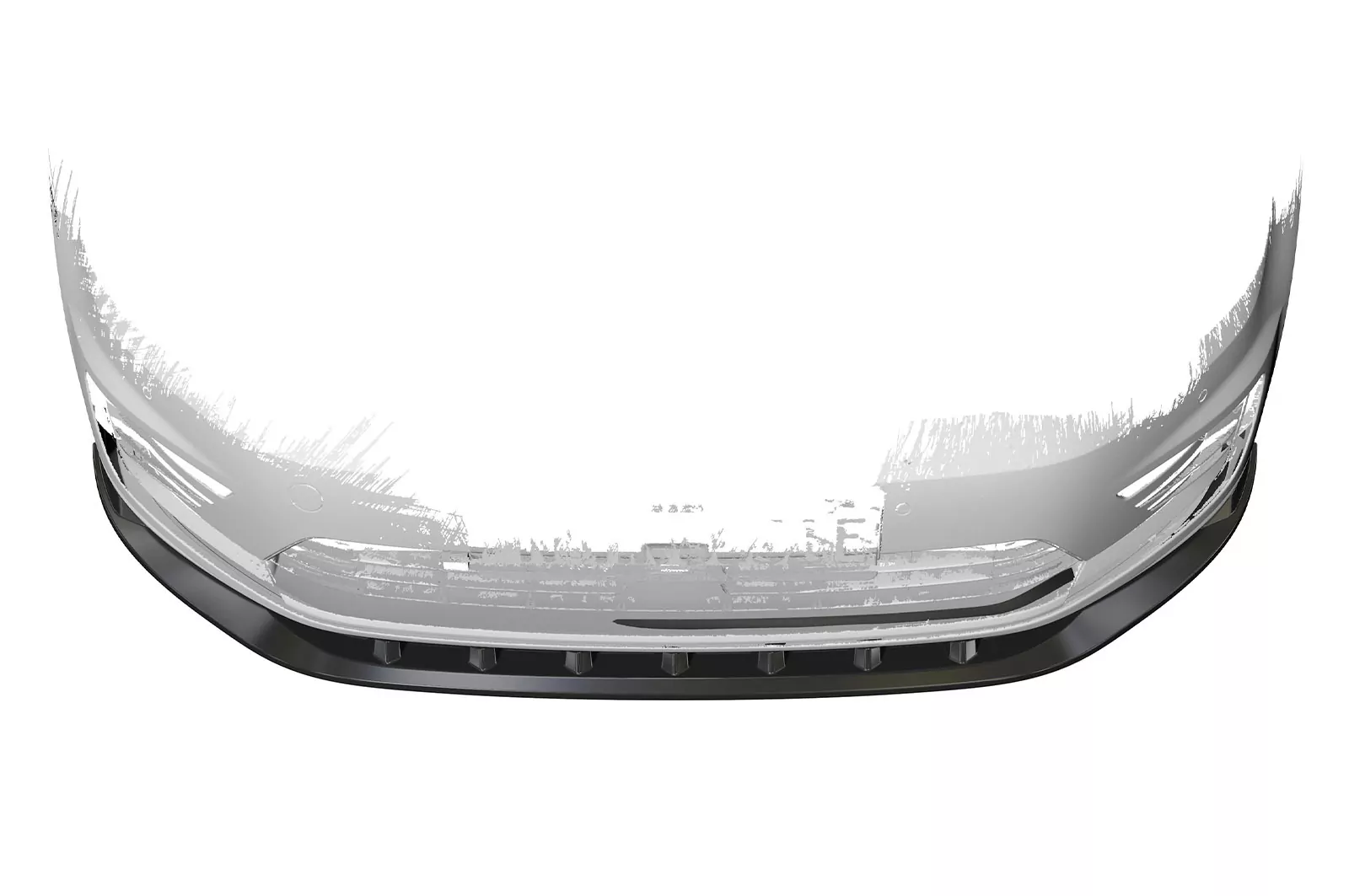 Cup-Spoilerlippe mit ABE für VW e-Molf CSL474-M Carbon Look (matt)