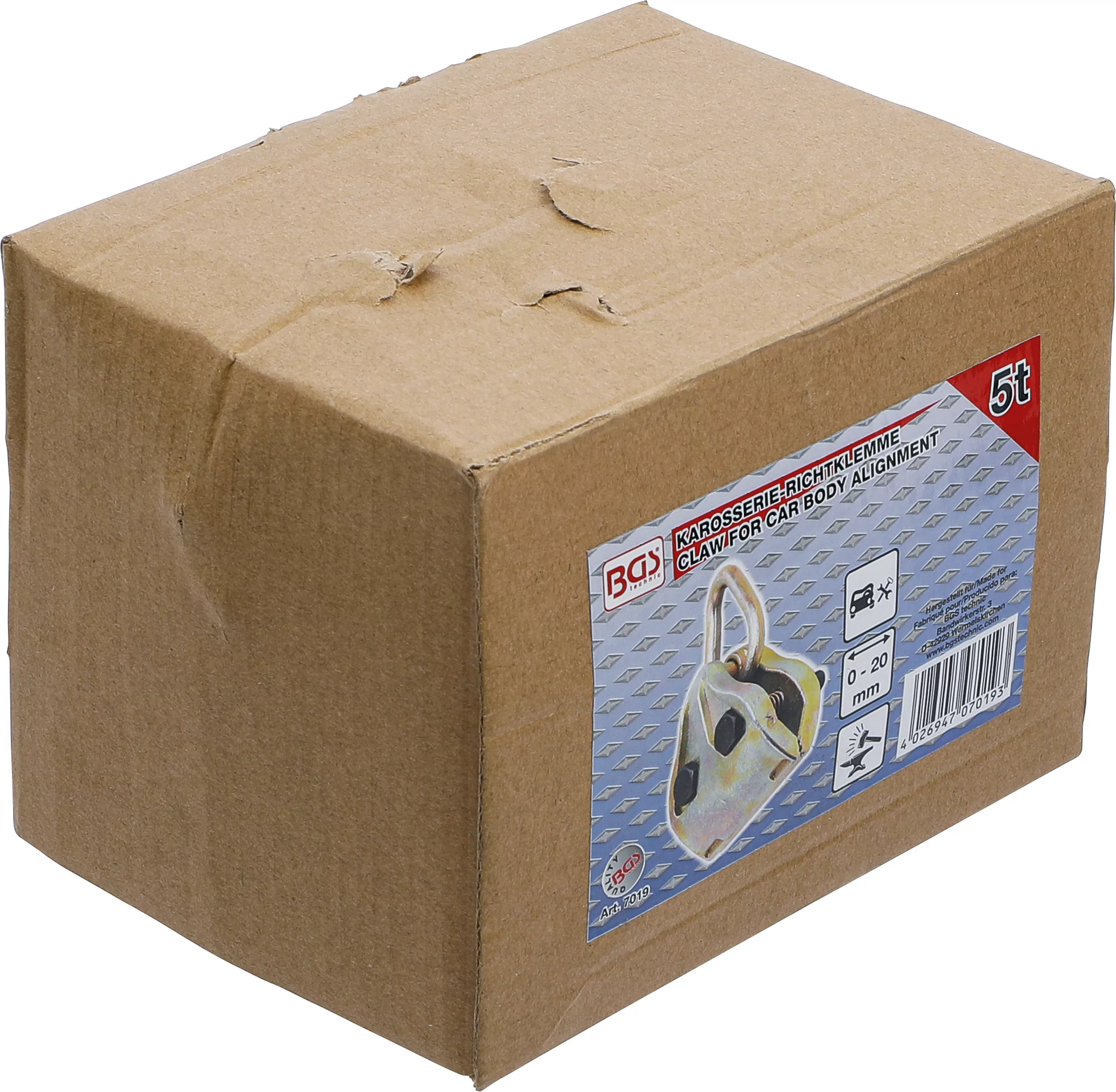 Karosserie-Richtklemme | 105 mm | eine Zugrichtung | max. 5 t