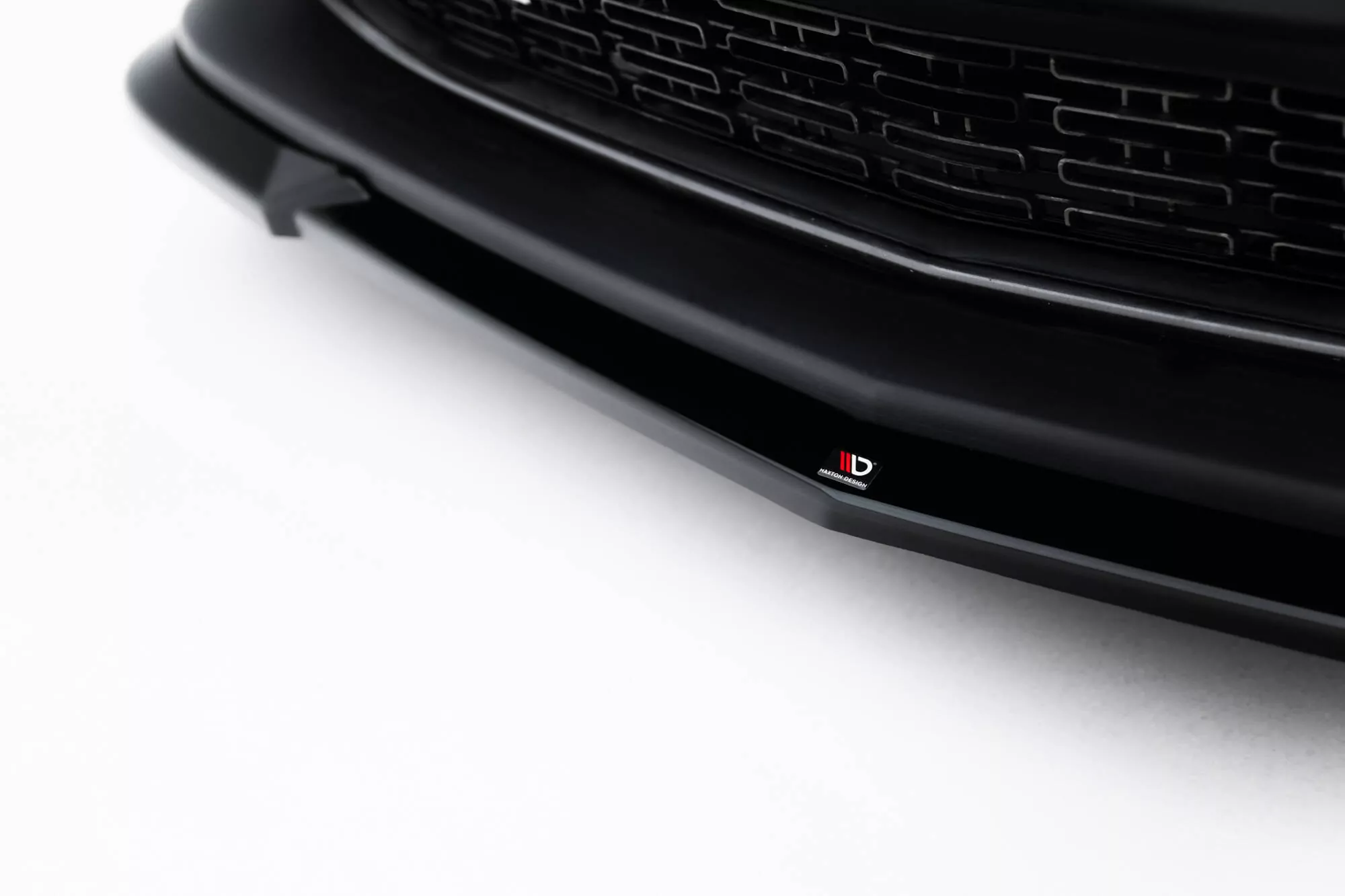 Front Ansatz Für Dodge Challenger GT Mk3 Facelift Schwarz Hochglanz