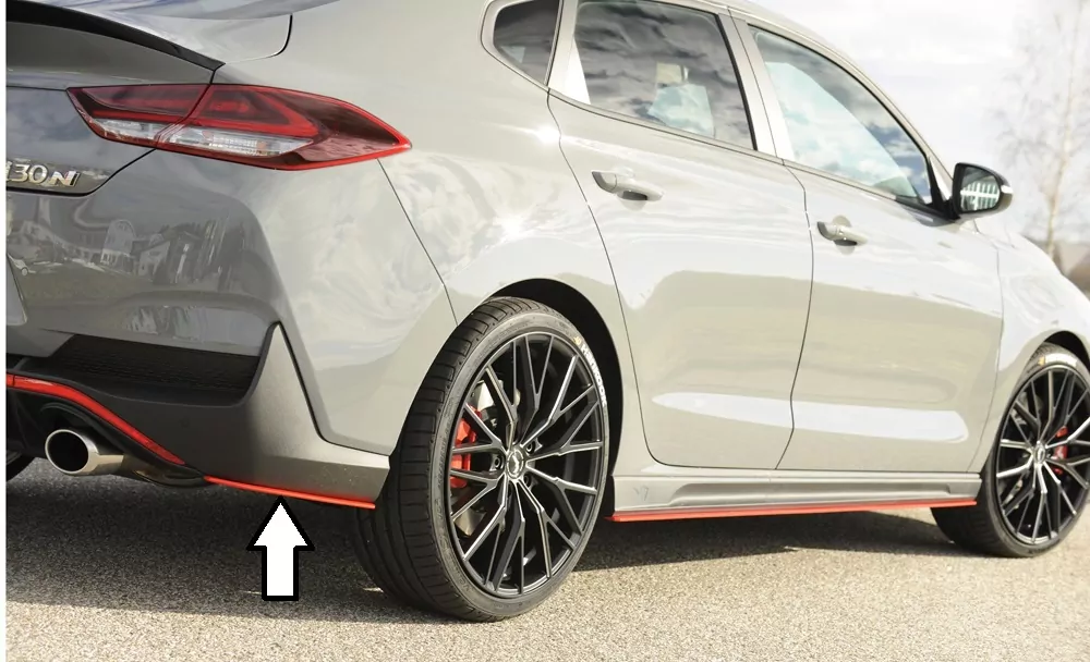 Rieger Heckschürzenansatz seitlich rechts für Hyundai i30 N-Performance  (PDE) 5-tür. (Fastback) 05.21- (ab Facelift)