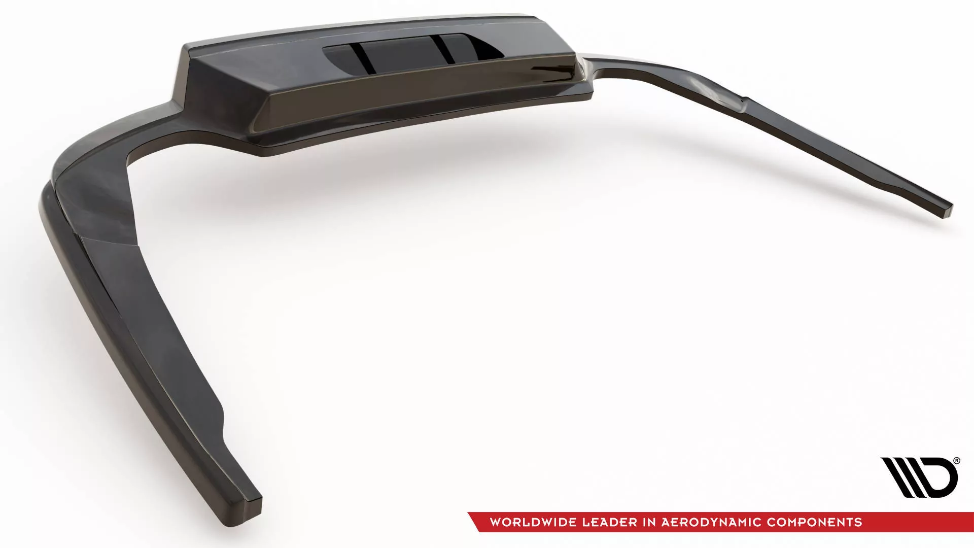 Hinten Splitter (mit Einem Vertikalem Balken) Skoda Octavia Sportline Mk4 Schwarz Hochglanz