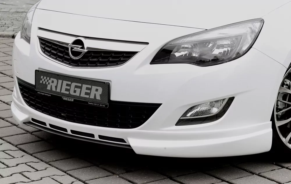 Rieger Spoilerlippe für Opel Astra J - Schrägheck 11.08-09.12 (bis Facelift) carbon optik