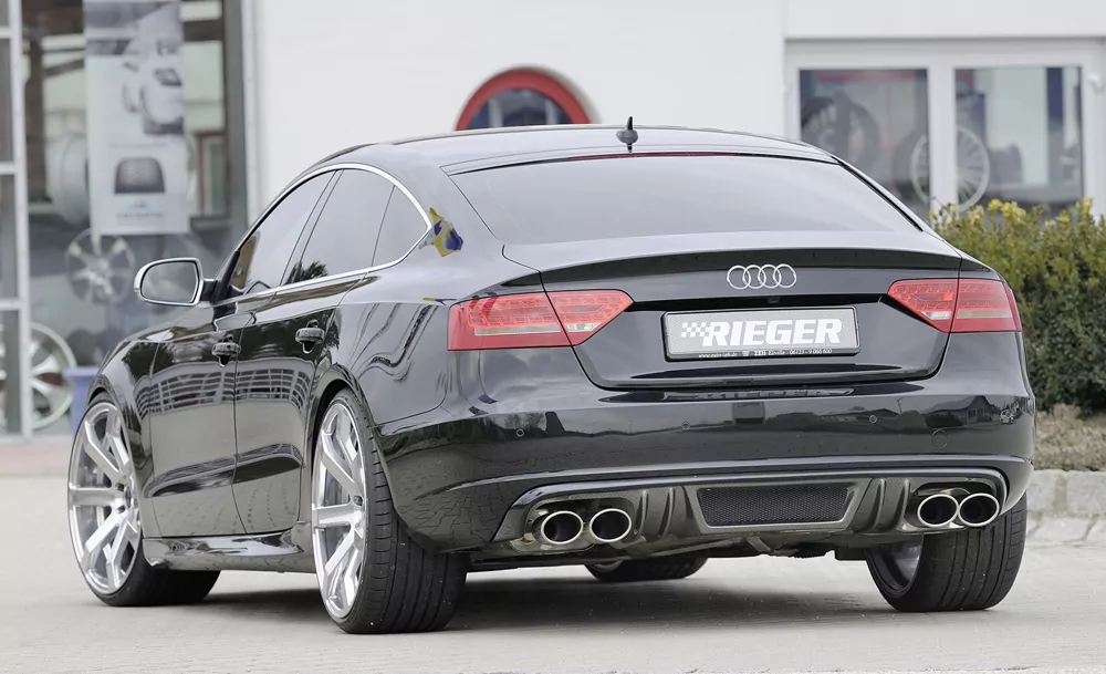 Rieger ESD, li/re, Audi A5 (B8) Sportback, ø 55mm für Audi A5 (B8/B81) | Sportback 06.07-07.11 (bis Facelift) 4 Zyl. 1,8 TFSI 118 KW, 2,0 TDI 105/125/130 KW