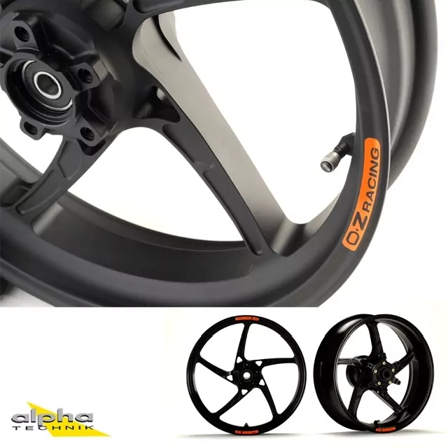 OZ Piega Aluminium vorne in schwarz matt für Aprilia RSV1000R RSV4 Tuono V4(R) Tuono 1000 R Dorsoduro SMV1200