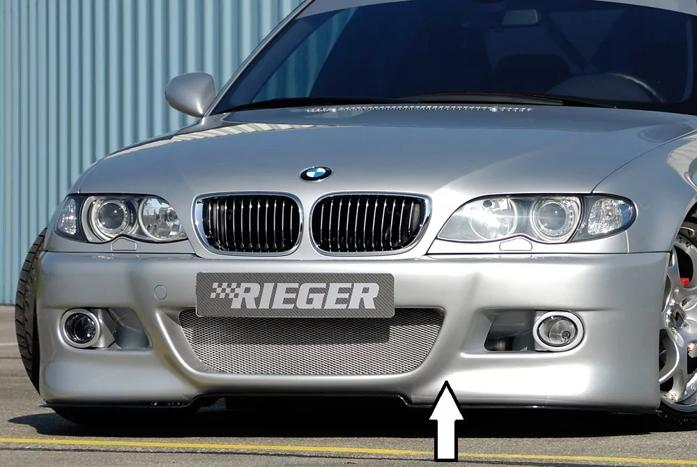 Rieger Spoilerstoßstange für BMW 3er E46 | Touring 02.02- (ab Facelift) -> Vorgängermodell mit speziellen Halterungen