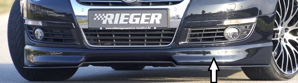 Rieger Spoilerlippe für VW Passat (3C) - Lim. 03.05-07.10 (bis Facelift) carbon optik