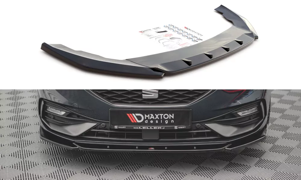 Street+ Spoilerlippe Front Ansatz V.2 Passend Für Seat Leon FR Mk4 