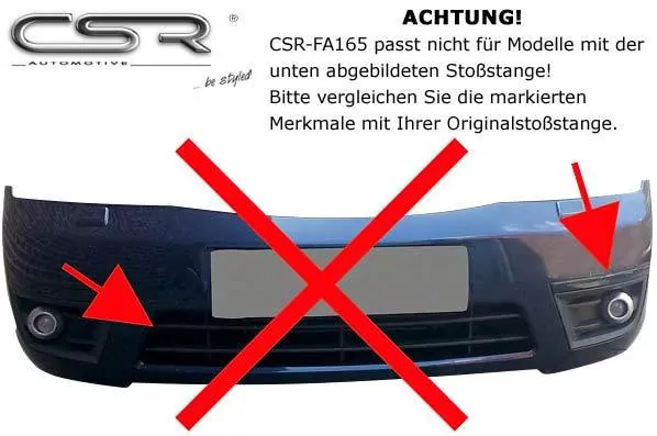Frontansatz für Ford Mondeo MK3 FA165