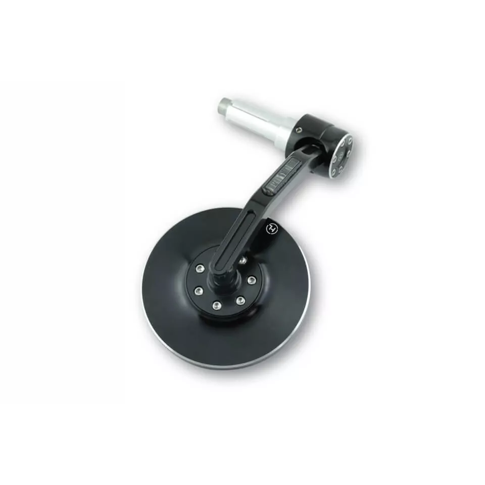 HIGHSIDER pro Conero, Lenkerendenspiegel  mit LED-Blinker, Schwarz (1Stk.)