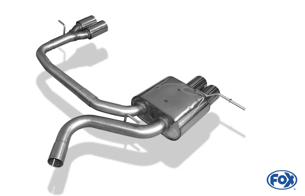 BMW E87 118d 120d  Endschalldämpfer Ausgang rechts/links - 2x76 Typ 13 rechts/links