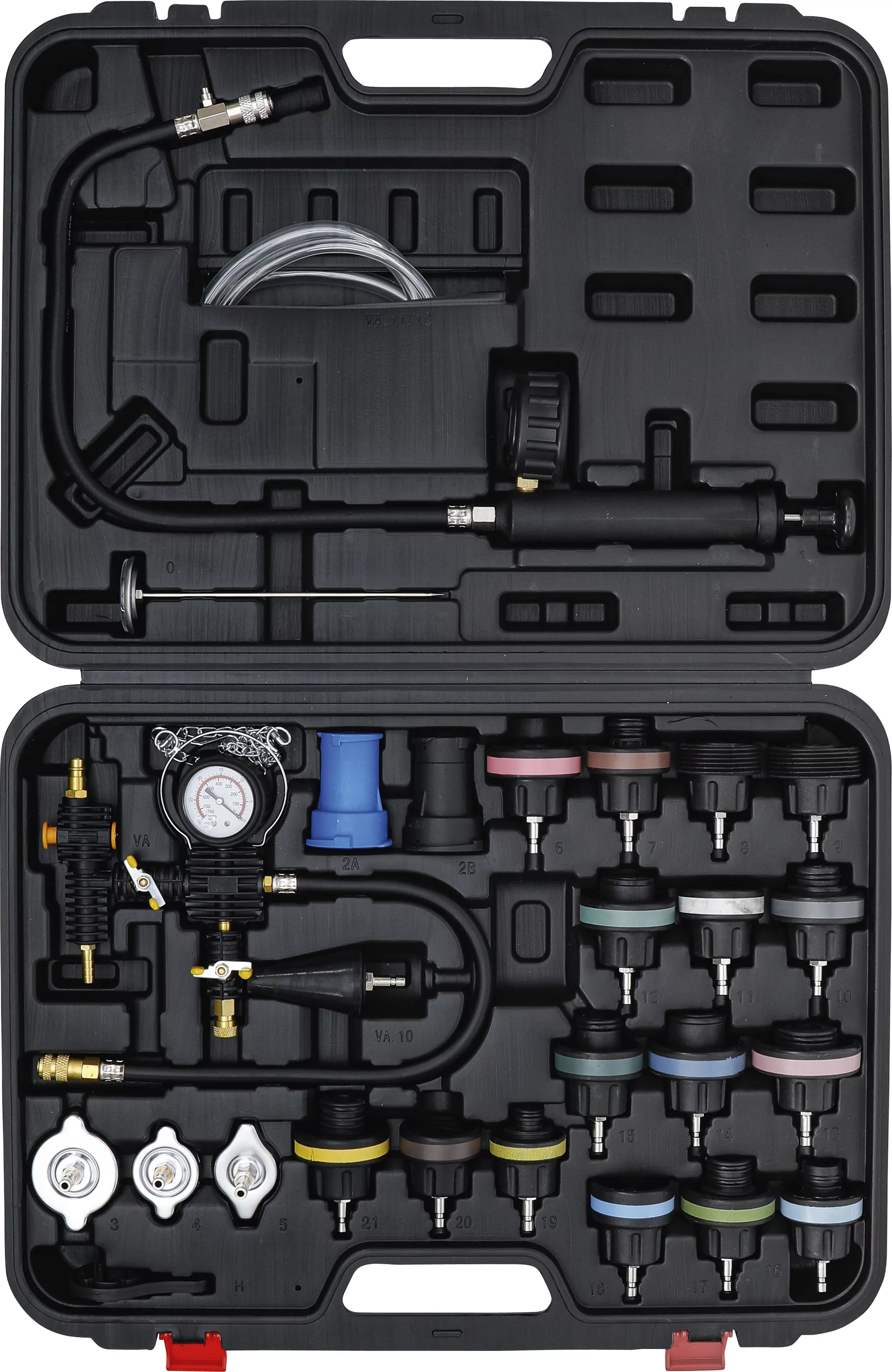 Kühlsystem-Abdruck und Prüfgerät inkl. Befüllsystem | 27-tlg.