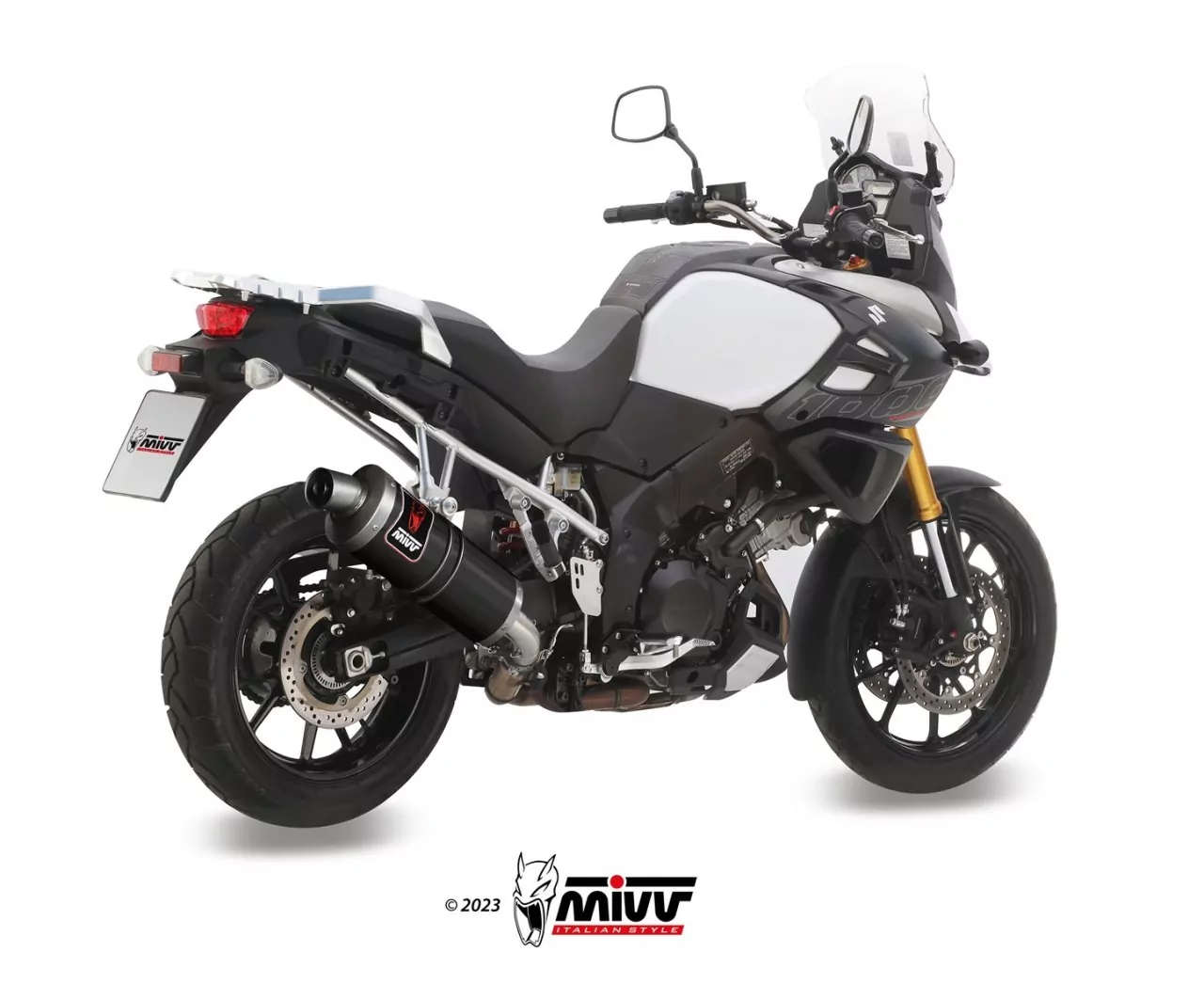 MIVV DAKAR Edelstahl Schwarz SUZUKI DL V-STROM 1000-XT 14-20