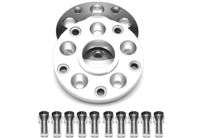 TA Technix Lochkreisadapterset 20mm pro Seite/40mm pro Achse/5x112 auf 5x130