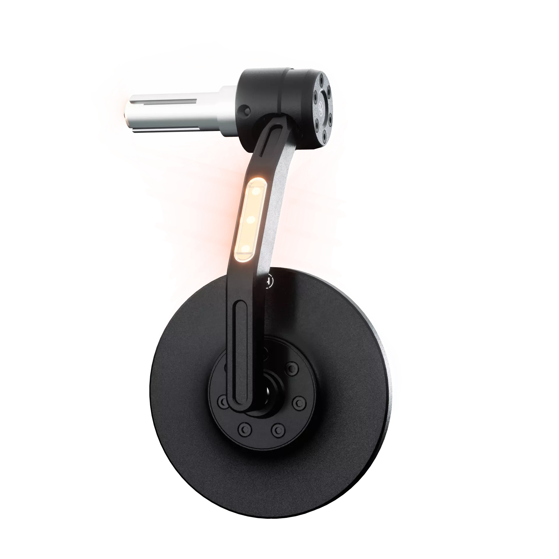 HIGHSIDER CONERO EVO BLACK EDITION Lenkerendenspiegel mit LED Blinker E-geprüft