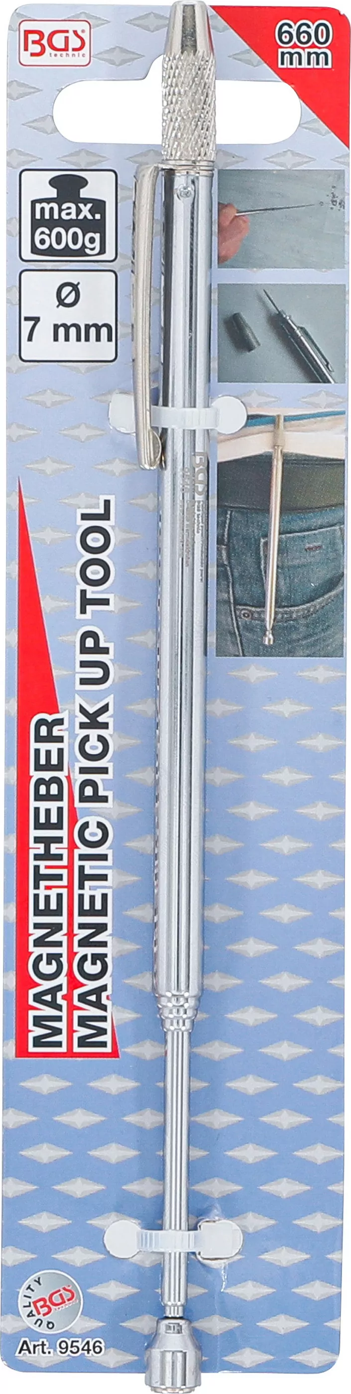 Magnetheber | 660 mm | Zugkraft 0,6 kg