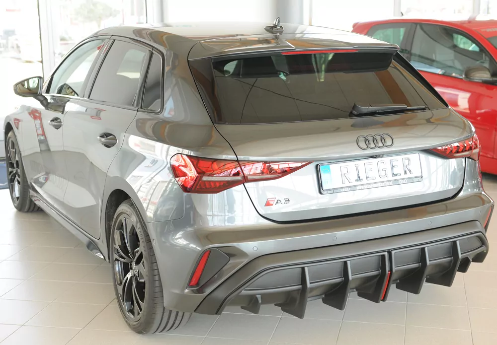 Rieger Heckeinsatz für orig. ESD für Audi A3 (GY) 5-tür. (Sportback) 06.24- (ab Facelift)