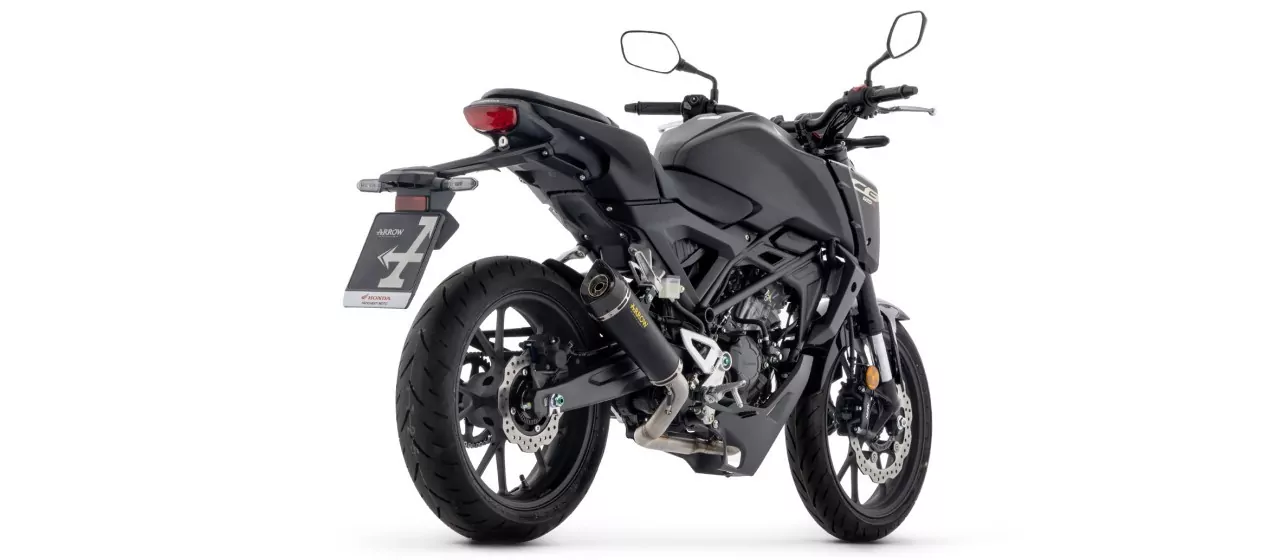 ARROW X-Kone Aluminium Schwarz HONDA CB 125 R 24-