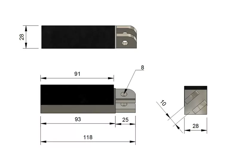 SHIN YO OEM Fußrasten für SUZUKI