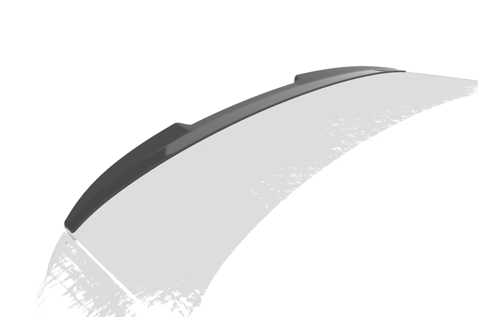 Heckflügel mit ABE für Audi A4 B9 (Typ 8W) Limousine HF840 Schwarz Strukturiert