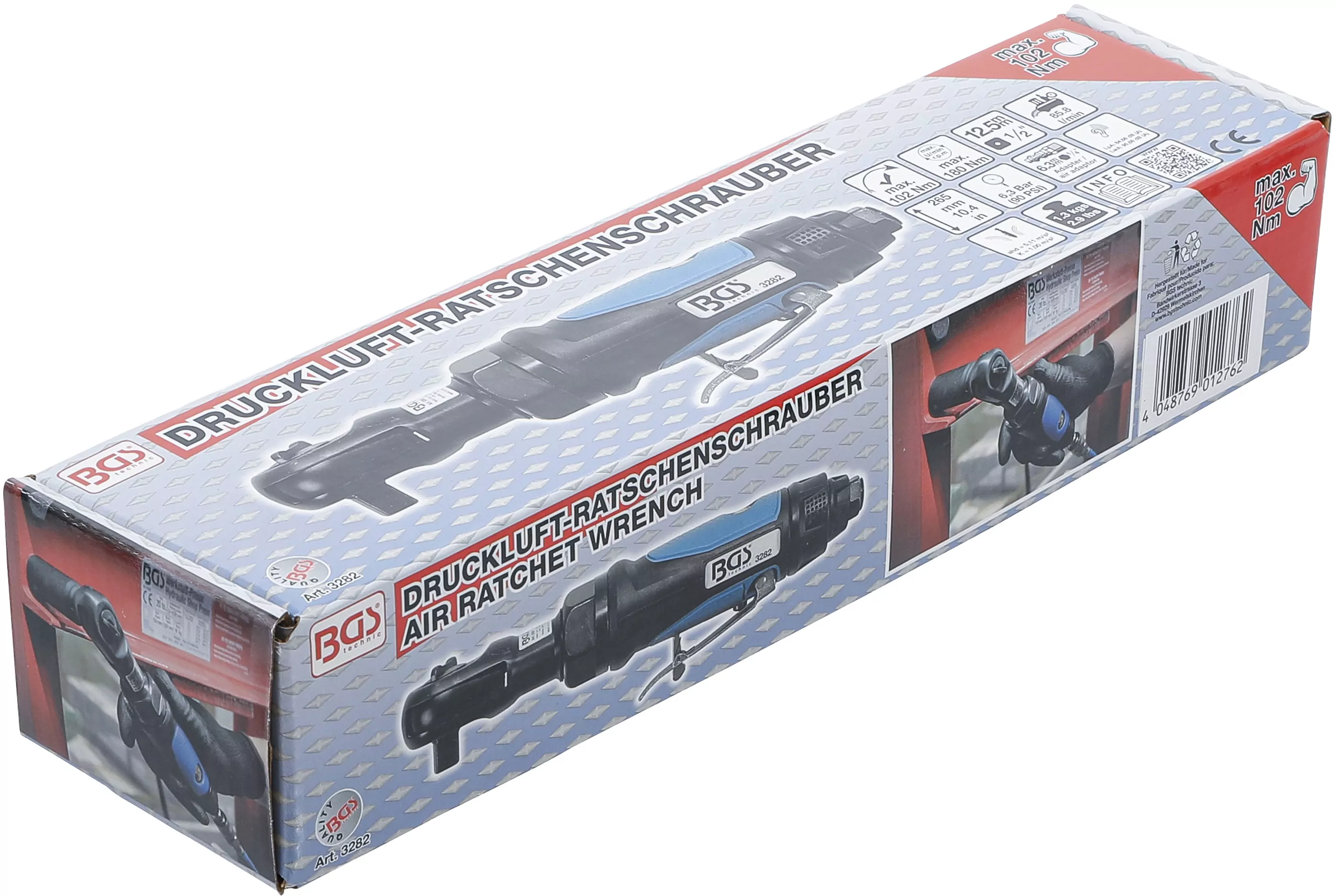 Druckluft-Ratschenschrauber | 12,5 mm (1/2") | 102 Nm