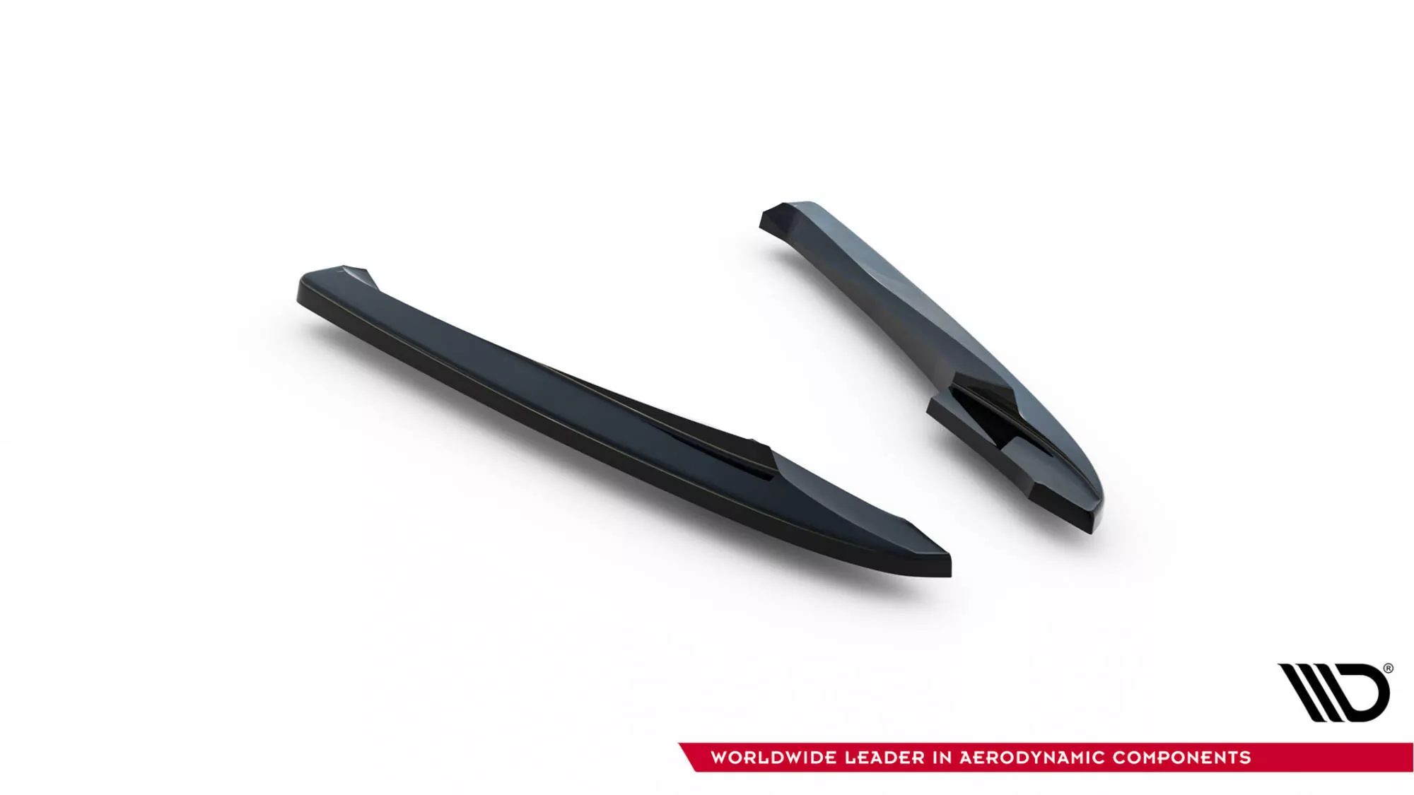 Heck Ansatz Flaps Diffusor V.2 Für Audi A4 B8 Schwarz Hochglanz