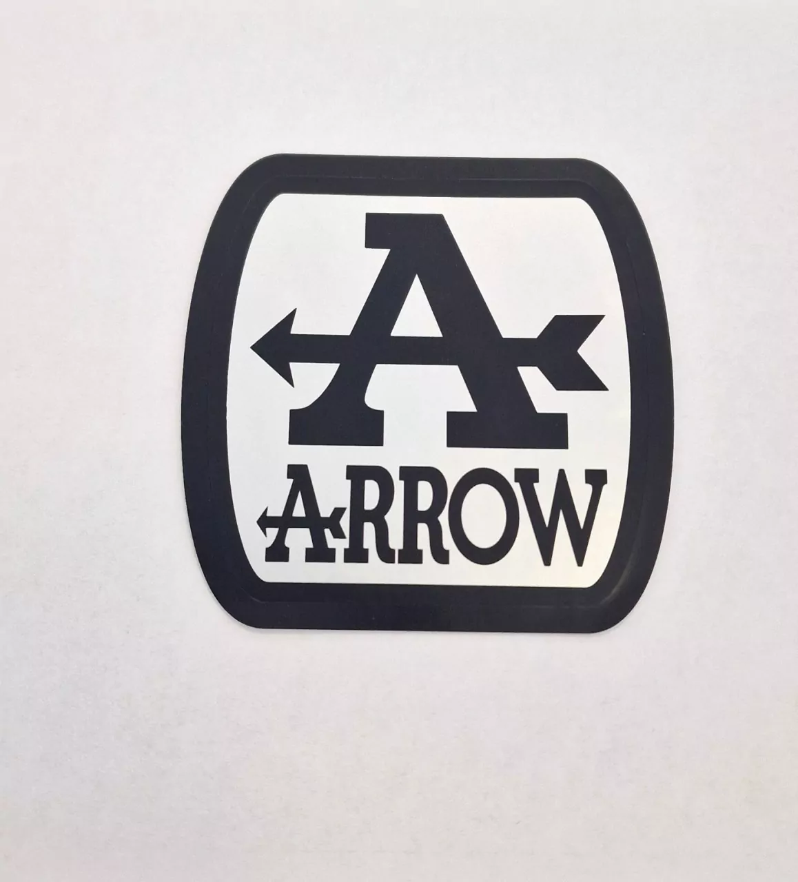 3884125-ARROW Hitzebeständiger Aufkleber Schwarz/grau