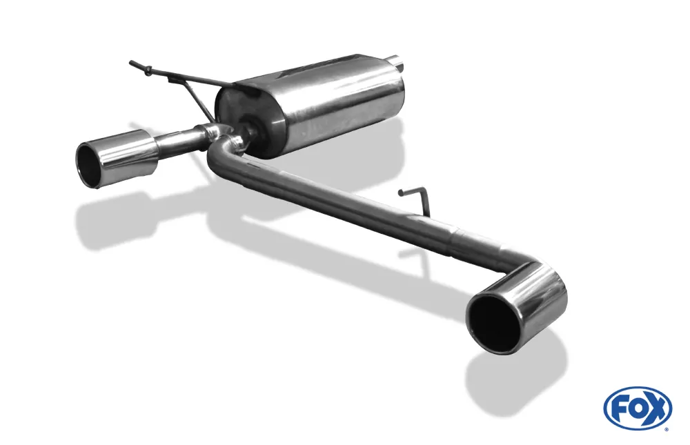 Dacia Duster 4x2 - Frontantrieb  Endschalldämpfer rechts/links - 1x90 Typ 12 rechts/links