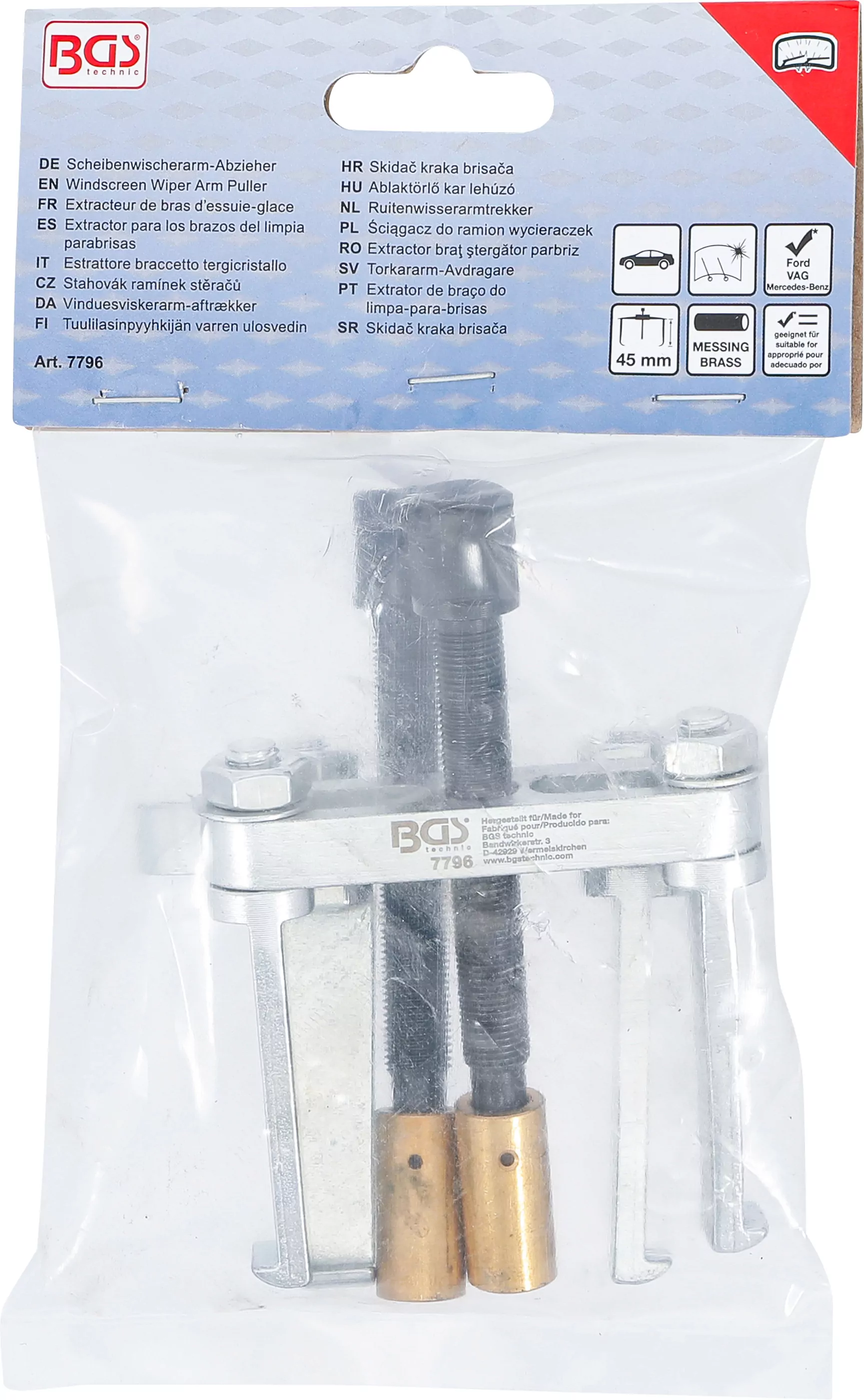 Scheibenwischerarm-Abzieher | für Ford, Mercedes-Benz, Seat