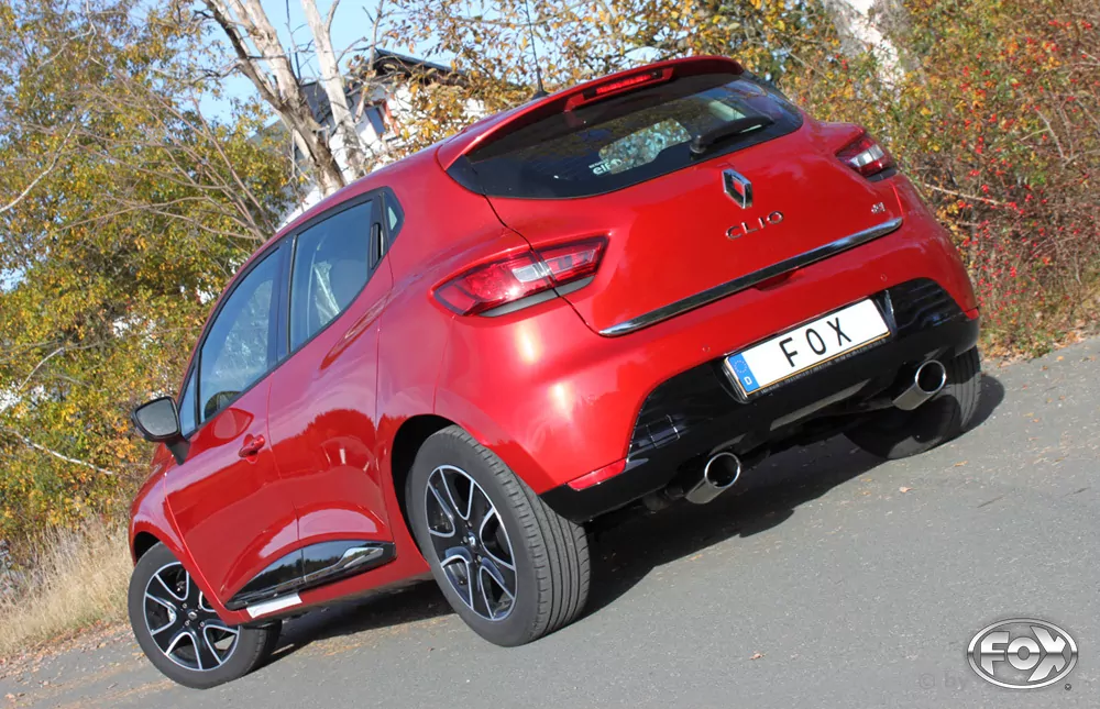 Renault Clio IV  Endschalldämpfer Ausgang rechts/links - 115x85 Typ 32 rechts/links