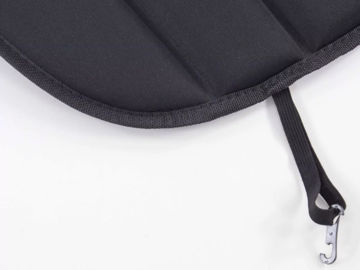 Sitzauflage mit Sitzheizung und Massagefunktion schwarz