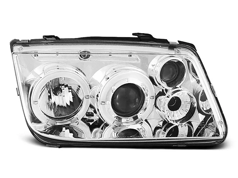 HEADLIGHTS ANGEL EYES CHROME fits VW BORA 09.98-07.05