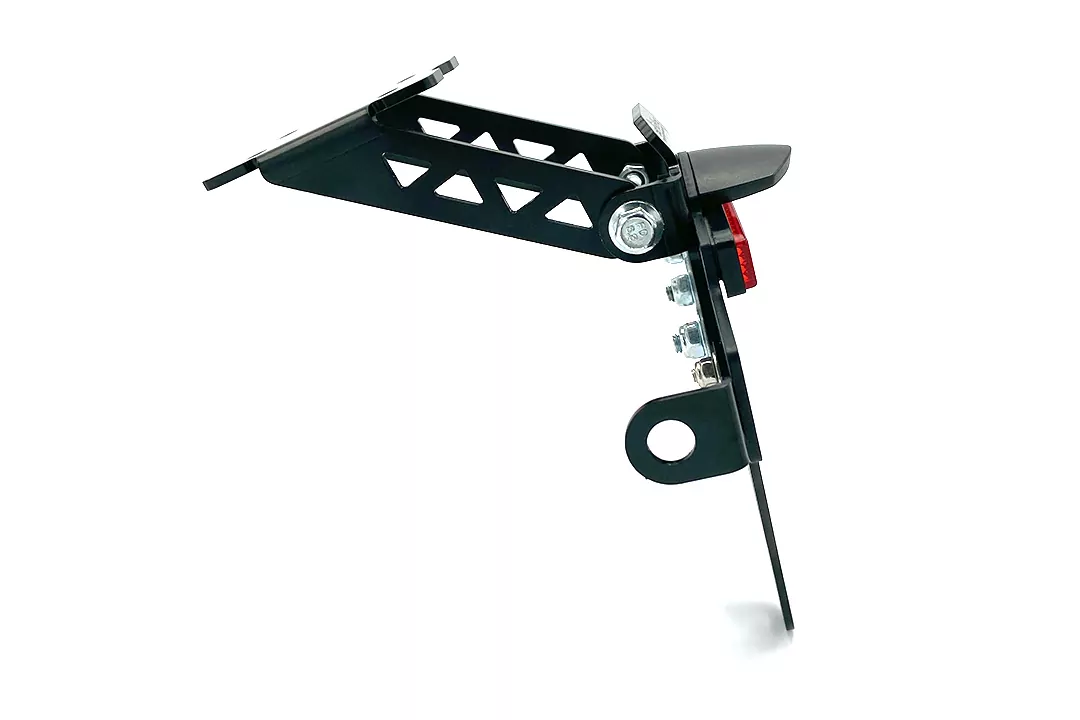 alpha Technik Kennzeichenhalter für Yamaha YZF-R1, Typ RN12 / RN19, Modelljahr 2004 - 2008