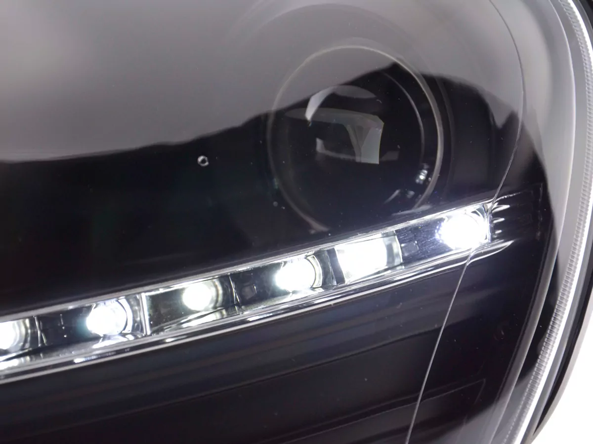 Scheinwerfer Set Daylight LED Tagfahrlicht VW Golf 5 Typ 1K Bj. 03-08 schwarz