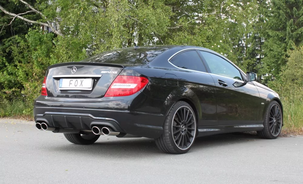 Mercedes C-Klasse Coupe 6 Zylinder - C204 AMG-Paket  Endschalldämpfer rechts/links - 2x115x85 Typ 32 rechts/links