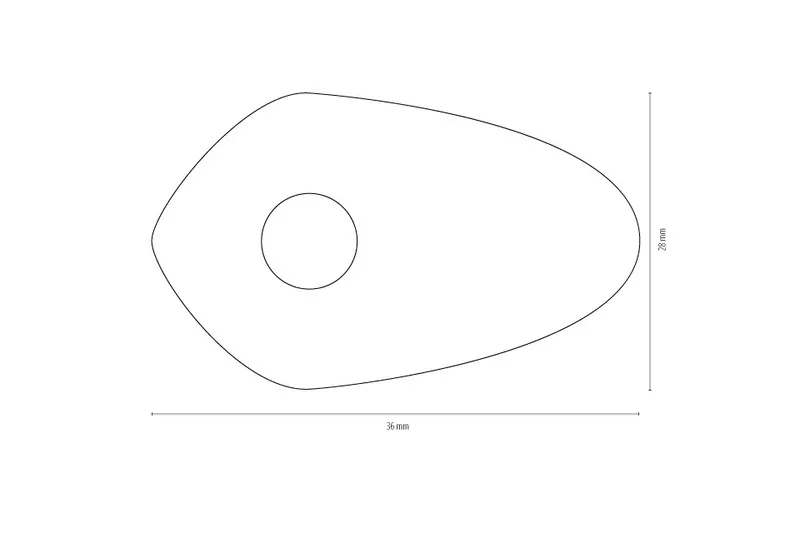 SHIN YO Indy Spacer Indicator Mounting Plates - Ducati Monster 696/796/1100/EVO, Set