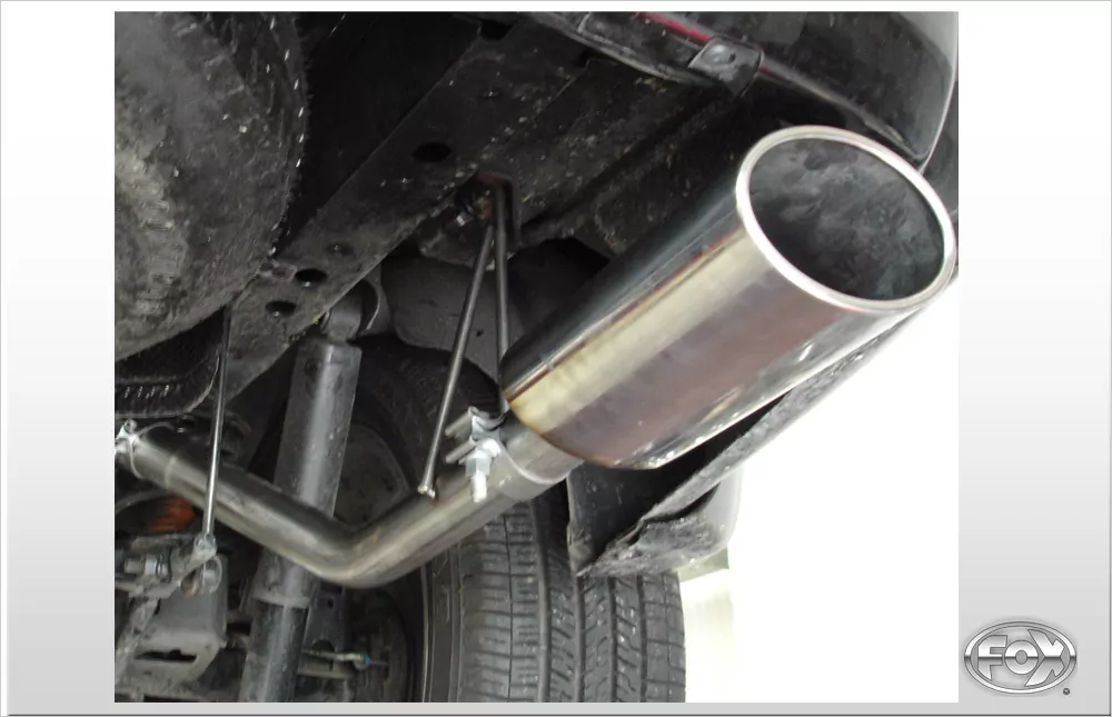 Dodge Nitro  Endrohrsystem einseitig rechts - 140x90 Typ 32