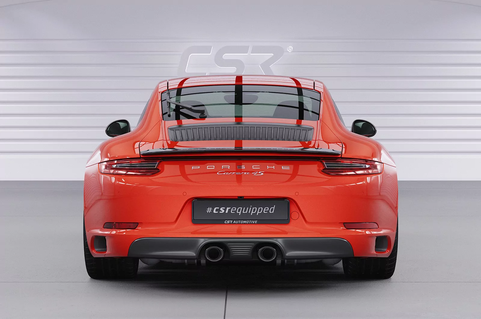 Heckflügel für Porsche 911/991 HF699 Strukturiert (schwarz matt)