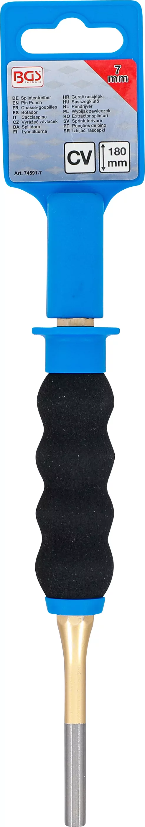 Splintentreiber | mit Handschutz | 180 mm | 7 mm