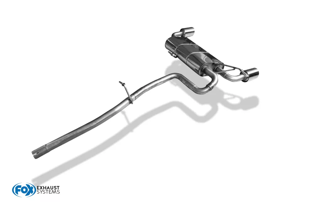 Dacia Duster 4x4 Facelift  Endschalldämpfer quer Ausgang rechts/links - 1x90 Typ 16 rechts/links