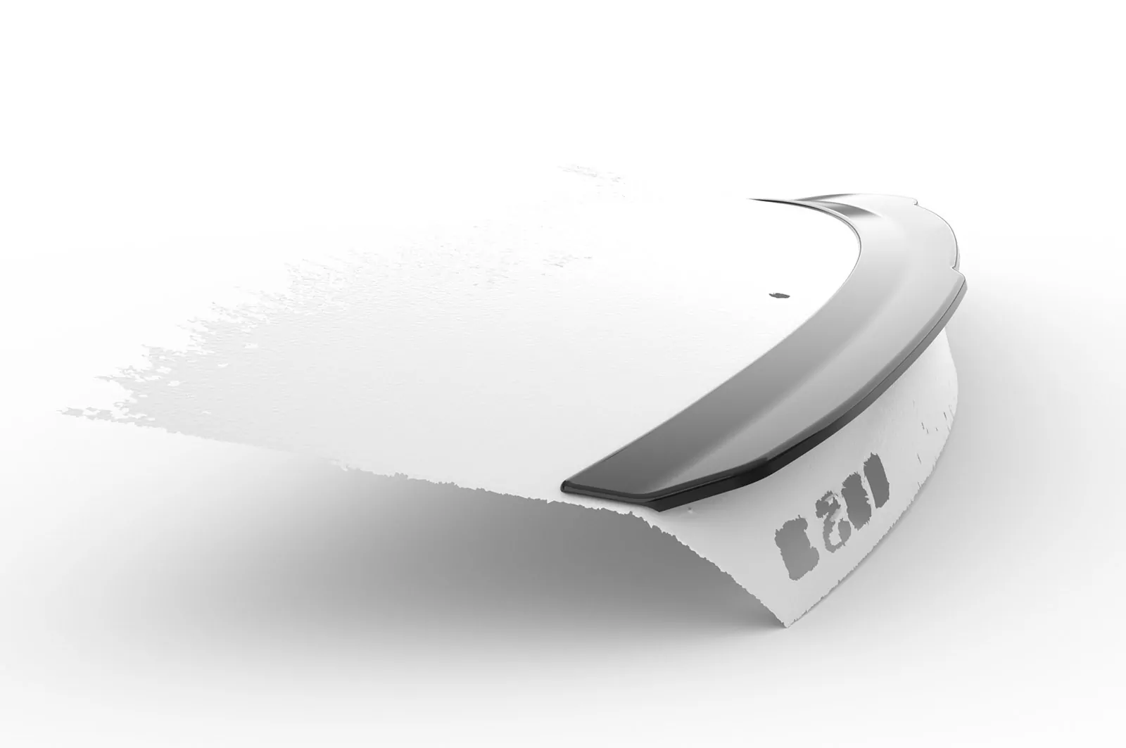 Heckflügel mit ABE für Mercedes Benz E-Klasse W213 Limousine HF789-M Carbon Look (matt)