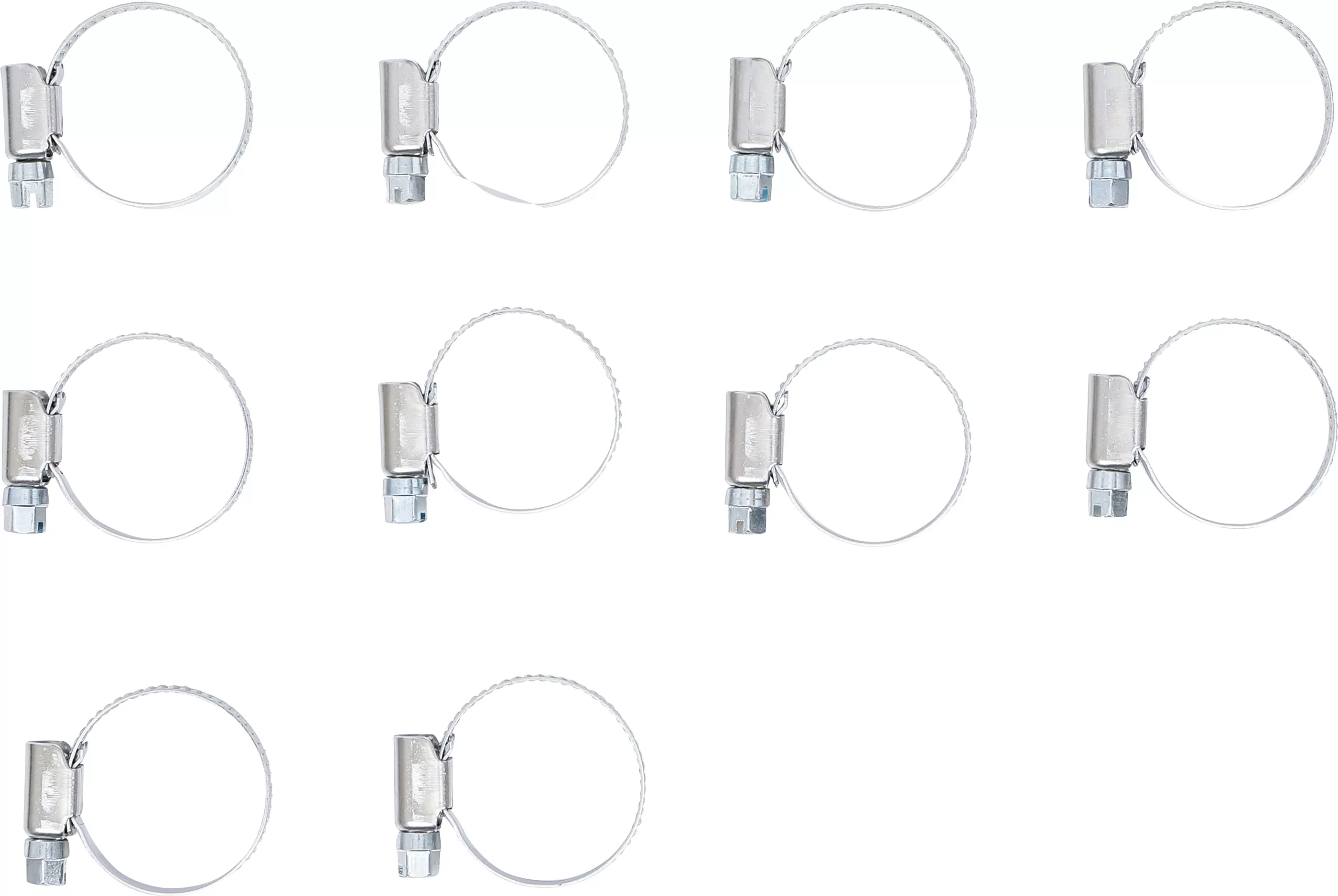 Schlauchklemmen | rostfrei | 20 x 32 mm | 10-tlg.