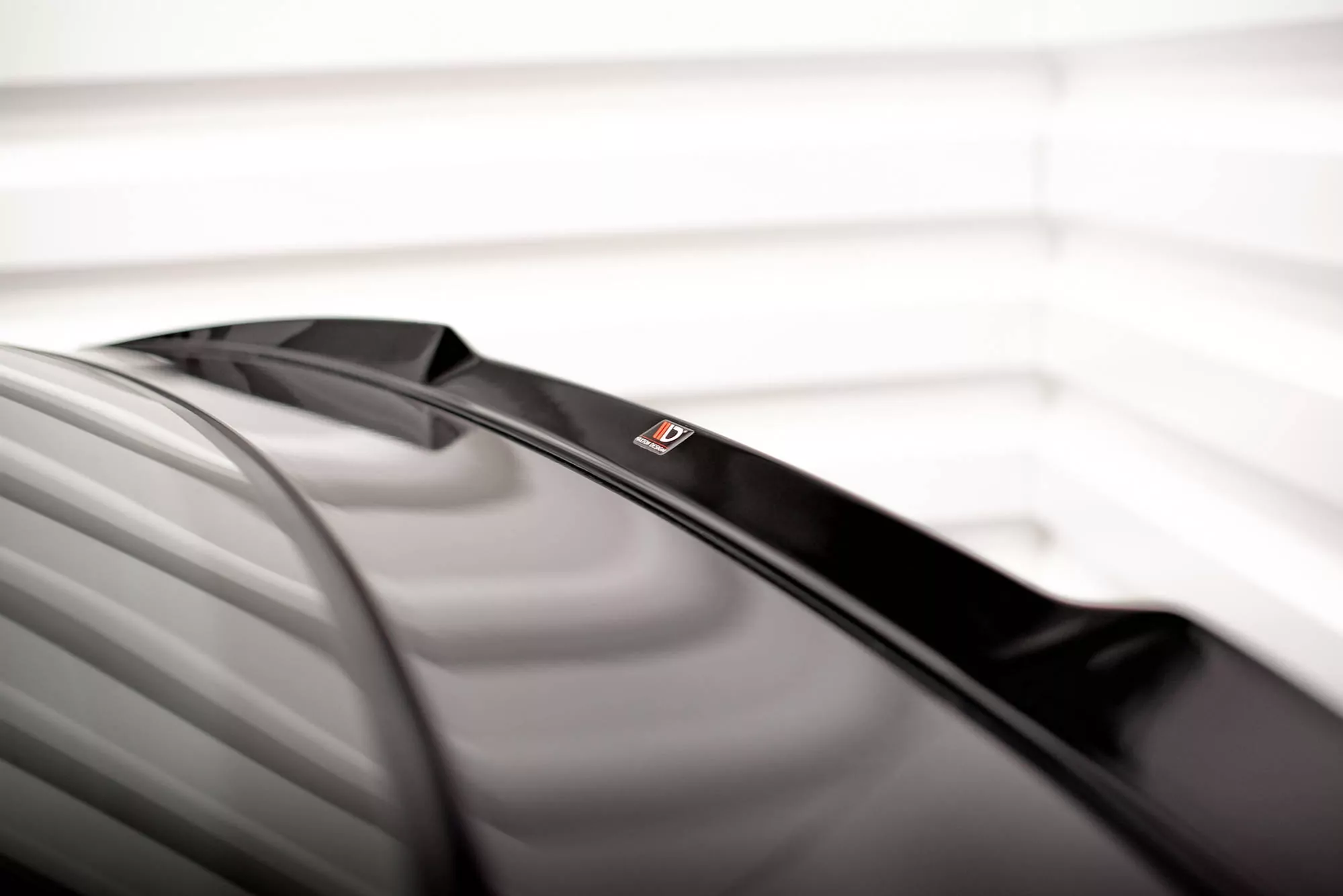Spoiler CAP Für 3D V.1 BMW X6 F16 M-Paket / X6 M F86 Schwarz Hochglanz