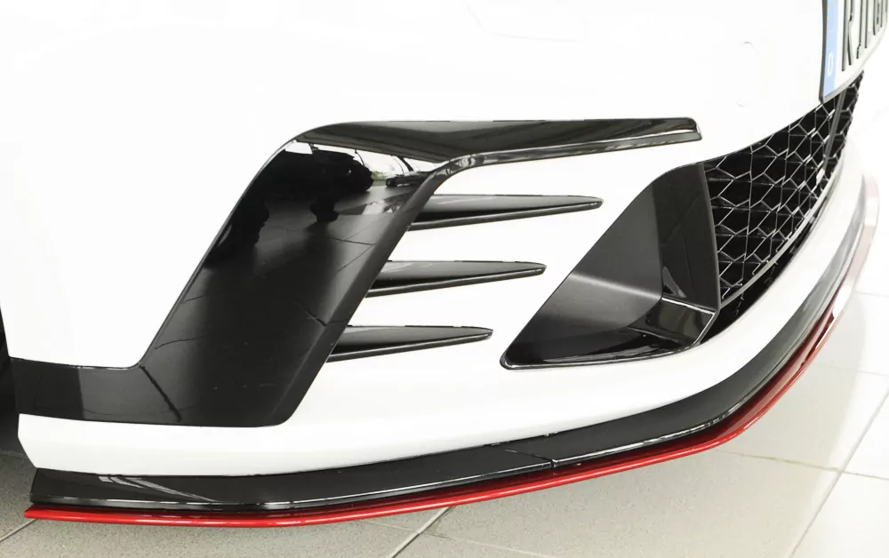 Rieger Spoilerschwert nur für GTI Clubsport für VW Golf 7 GTI Clubsport | 5-tür. 02.16- für orig. Frontschürze