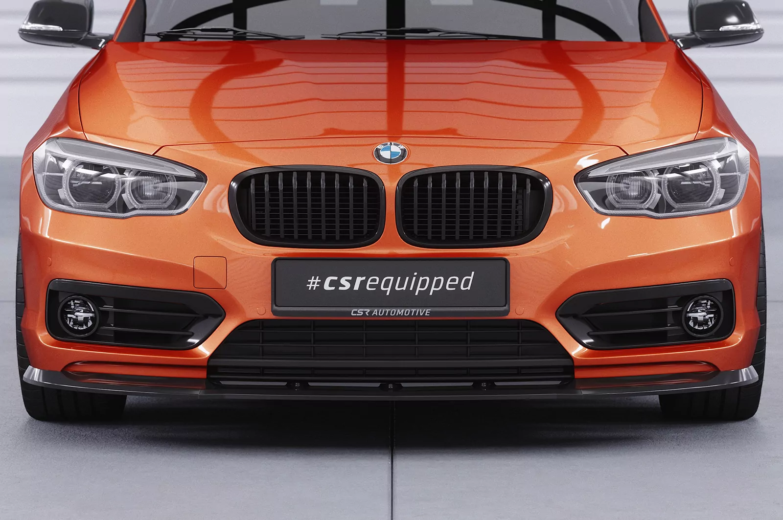 Cup-Spoilerlippe mit ABE für BMW 1er F20/F21 LCI CSL473 Strukturiert (schwarz matt)